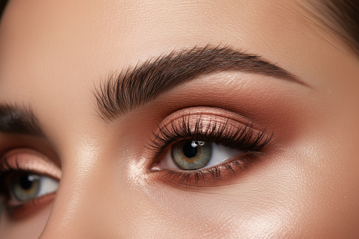 Glamorous Eye with Perfect Brows